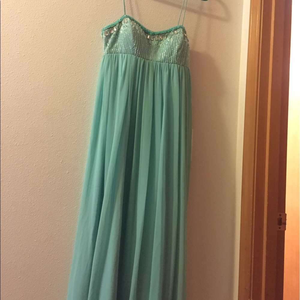 Turquoise dress